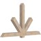 Ekena Millwork Kennewick Smooth Timber Gable Bracket, Douglas Fir, 84"W x 49"H x 5 1/2"D x 5 1/2"F, 14/12 Pitch GBW084X49X0606KEN00SDF - alternate 3